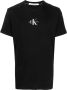 Calvin Klein Jeans T-shirt met logoprint Zwart - Thumbnail 1