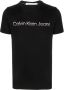 Calvin Klein Jeans T-shirt met logoprint Zwart - Thumbnail 1