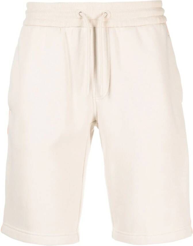 Calvin Klein Jeans Shorts met logostreep Beige