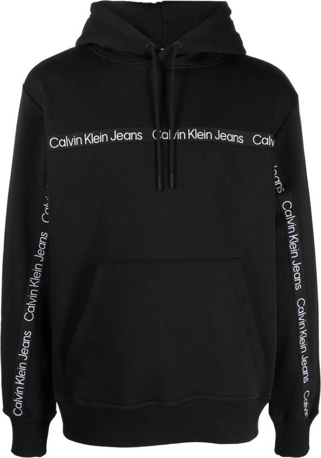 Calvin Klein Jeans Fleece hoodie Zwart