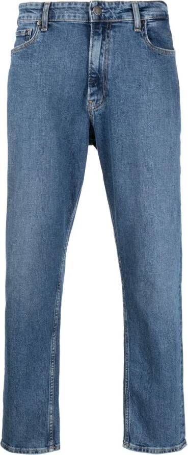 Calvin Klein Jeans met toelopende pijpen Blauw