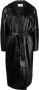 Calvin Klein Jeans Trenchcoat met gestrikt effect Zwart - Thumbnail 1
