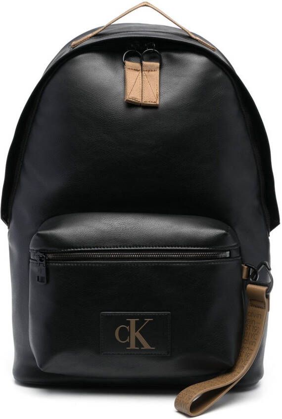 Calvin Klein Jeans Rugzak met logopatch Zwart