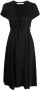 Calvin Klein Jeans Midi-jurk met korte mouwen Zwart - Thumbnail 1