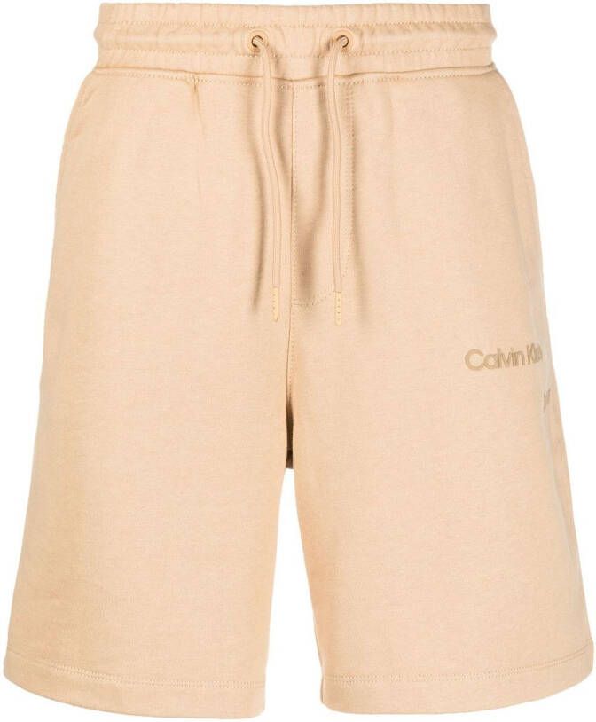 Calvin Klein Jeans Shorts met trekkoord Beige