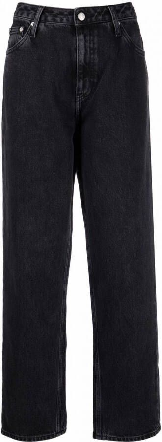 Calvin Klein Jeans Straight jeans Zwart