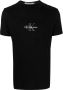 Calvin Klein Jeans T-shirt met geborduurd logo Zwart - Thumbnail 1