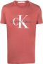 Calvin Klein Jeans T-shirt met logoprint Bruin - Thumbnail 1