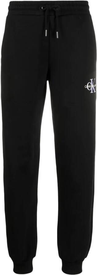 Calvin Klein Jeans Trainingsbroek met geborduurd logo Zwart