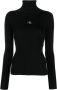 Calvin Klein Jeans Trui met geborduurd logo Zwart - Thumbnail 1