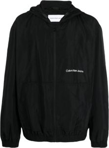 Calvin Klein Jeans Windjack met logoprint BEH CK BLACK