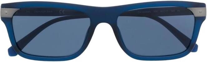 Calvin Klein Jeans Zonnebril met vierkant montuur Blauw