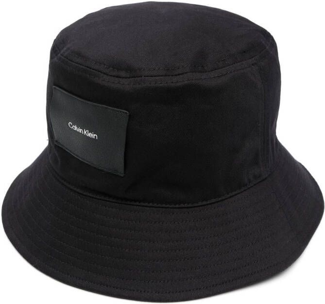 Calvin Klein Katoenen vissershoed Zwart