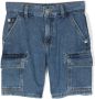 Calvin Klein Kids Cargo spijkershorts Blauw - Thumbnail 1