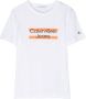 Calvin Klein Kids T-shirt met logoprint Wit - Thumbnail 1