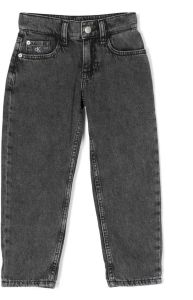 Calvin Klein Kids Jeans met geborduurd logo Grijs