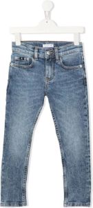 Calvin Klein Kids Jeans met vervaagd-effect Blauw
