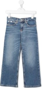 Calvin Klein Kids Jeans met vervaagd-effect Blauw