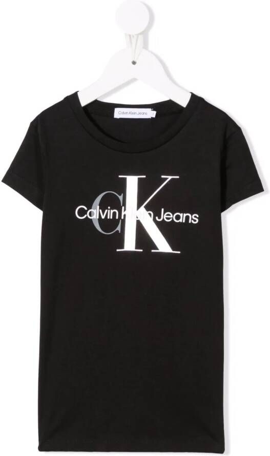 Calvin Klein Kids Jersey T-shirt Zwart