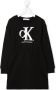 Calvin Klein Kids Jurk met logoprint Zwart - Thumbnail 1