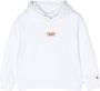 Calvin Klein Kids Hoodie met geborduurd logo Wit - Thumbnail 1
