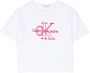 Calvin Klein Kids T-shirt met geborduurd logo Wit - Thumbnail 1