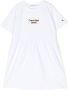 Calvin Klein Kids Jurk met geborduurd logo Wit - Thumbnail 1