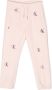 Calvin Klein Kids Trainingsbroek met geborduurd logo Roze - Thumbnail 1