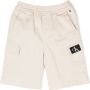 Calvin Klein Kids Bermuda shorts met logopatch Beige - Thumbnail 1
