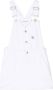 Calvin Klein Kids Jurk met logopatch Wit - Thumbnail 1