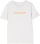 Calvin Klein Kids T-shirt met logoprint Grijs - Thumbnail 1