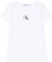 Calvin Klein Kids T-shirt met logoprint Wit - Thumbnail 1