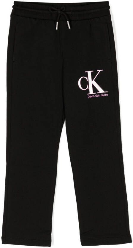 Calvin Klein Kids Trainingsbroek met logoprint Zwart