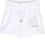 Calvin Klein Kids Shorts met logoprint Wit - Thumbnail 1