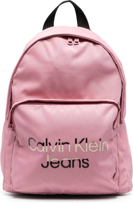 Calvin Klein Kids Rugzak met logoprint Roze