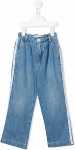 Calvin Klein Kids Jeans met wijde pijpen Blauw