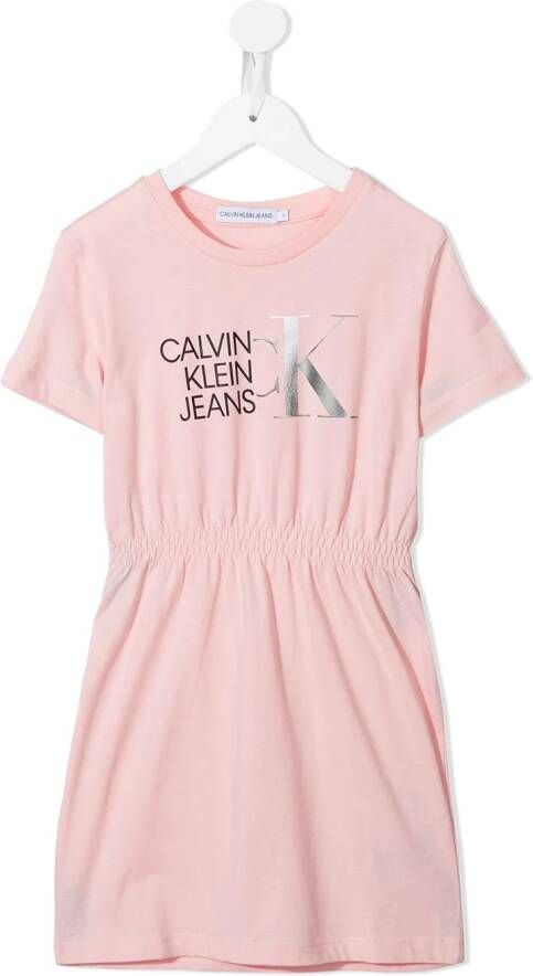 Calvin Klein Kids Slip-on jurk Roze