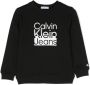 Calvin Klein Kids Sweater met logoprint Zwart - Thumbnail 1
