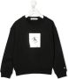 Calvin Klein Kids Sweater met logoprint Zwart - Thumbnail 1