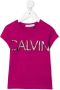 Calvin Klein Kids T-shirt met logoprint Roze - Thumbnail 1