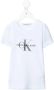 Calvin Klein Kids T-shirt met logoprint Wit - Thumbnail 1