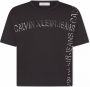 Calvin Klein Kids T-shirt met logoprint Zwart - Thumbnail 1