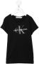 Calvin Klein Kids T-shirt met logoprint Zwart - Thumbnail 1