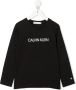Calvin Klein Kids T-shirt met logoprint Zwart - Thumbnail 1
