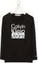 Calvin Klein Kids Top met logoprint Zwart - Thumbnail 1