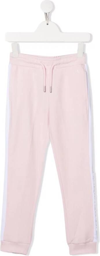 Calvin Klein Kids Trainingsbroek met logoprint Roze