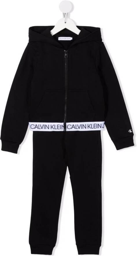 Calvin Klein Kids Trainingspak met logoband Zwart