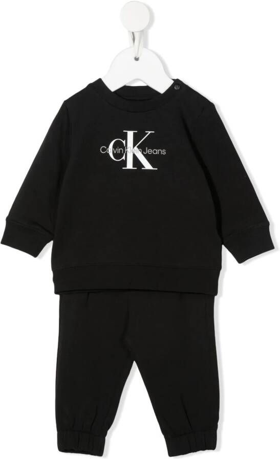 Calvin Klein Kids Trainingspak met logoprint BEH CK BLACK