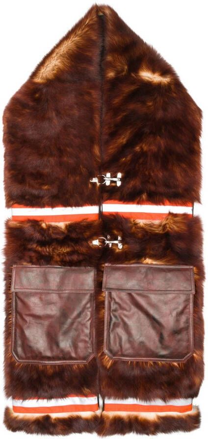 Calvin Klein Lange sjaal Bruin