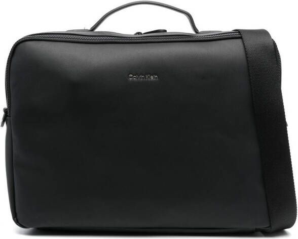 Calvin Klein Laptoptas met logodetail Zwart